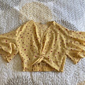 Floral crop top